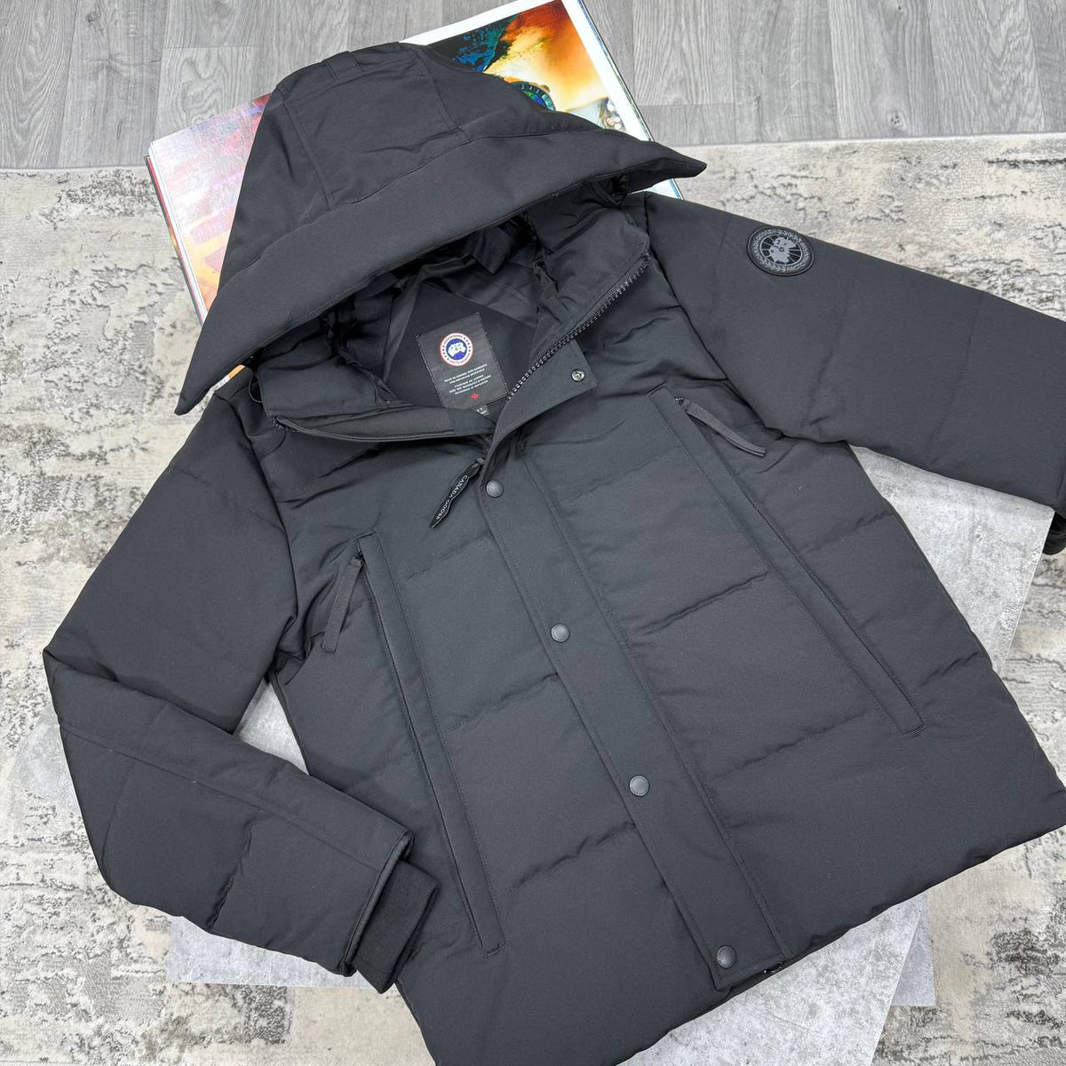 CG COAT WYNDHAM-BLACK BADGE