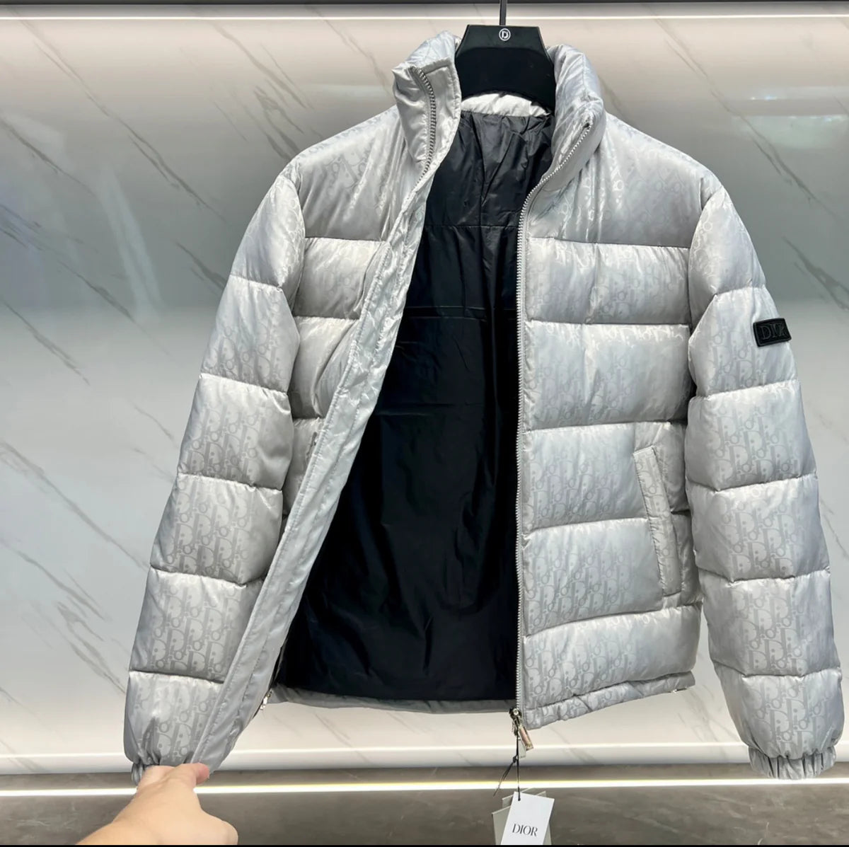 (PRE ORDER) CD OBLIQUE JACKET SILVER