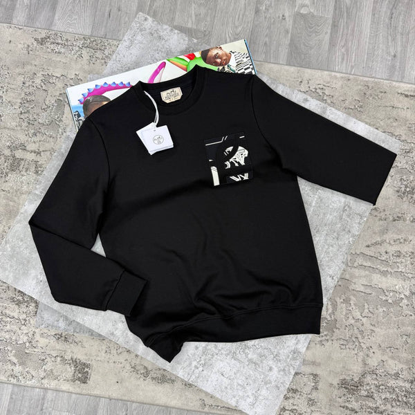 HMES JUMPER-BLACK