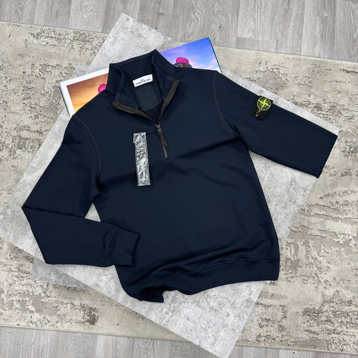 SI QUARTER ZIP-NAVY