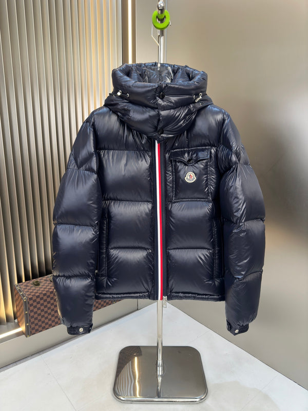 (PRE ORDER) MNCLR STRIPE COAT-NAVY