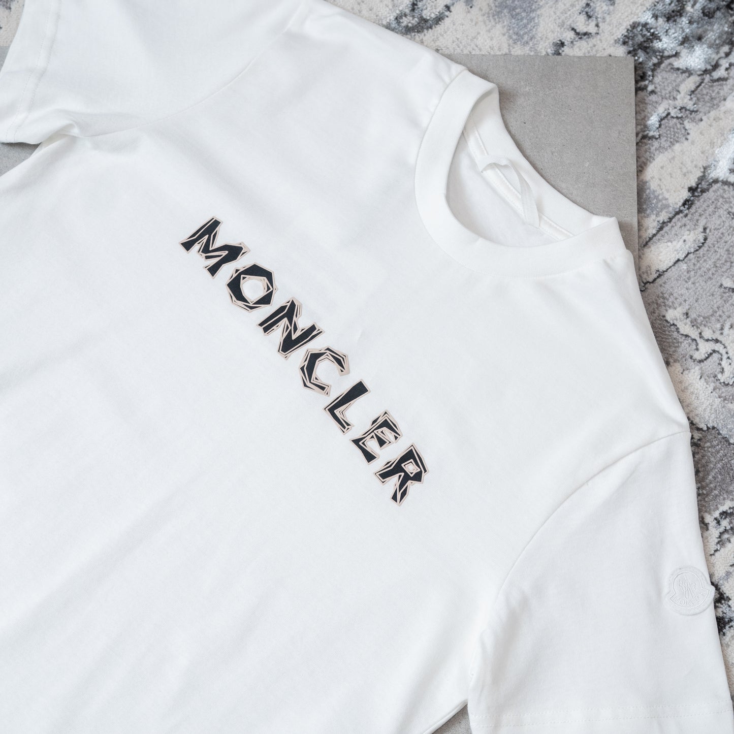 MNCLER TEE-WHITE