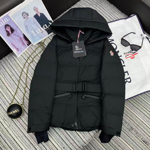 (PRE ORDER) WOMENS MONCLER GRENOBLE COAT BLACK