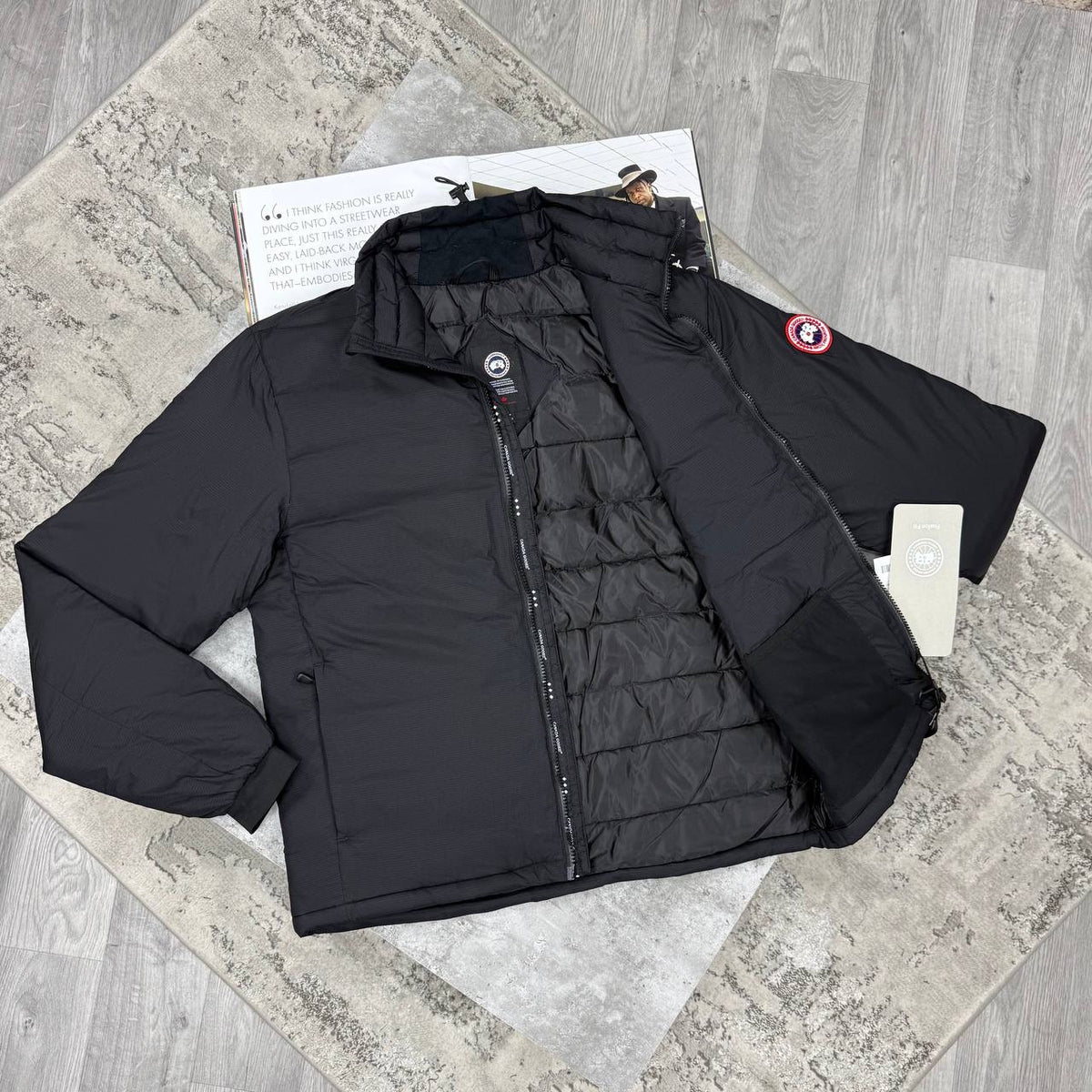 CG LODGE COAT-BLACK