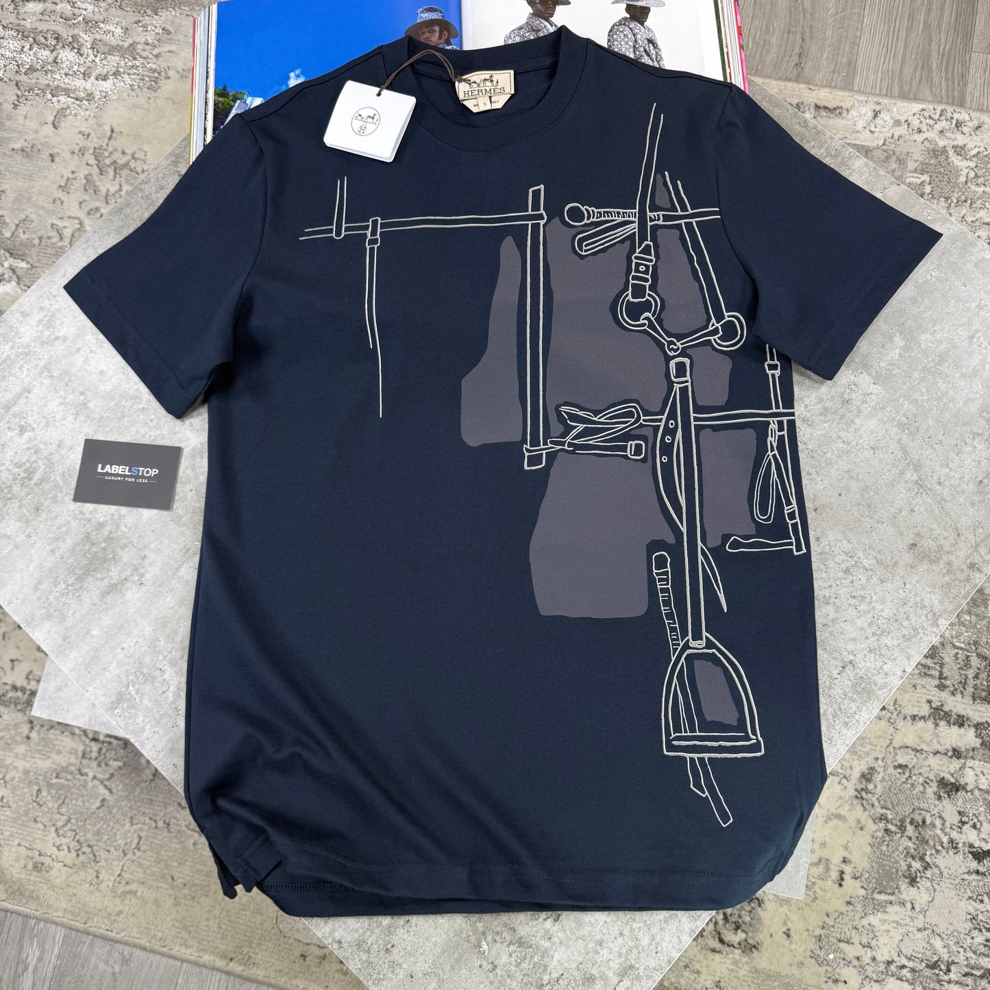 HMES TEE-NAVY
