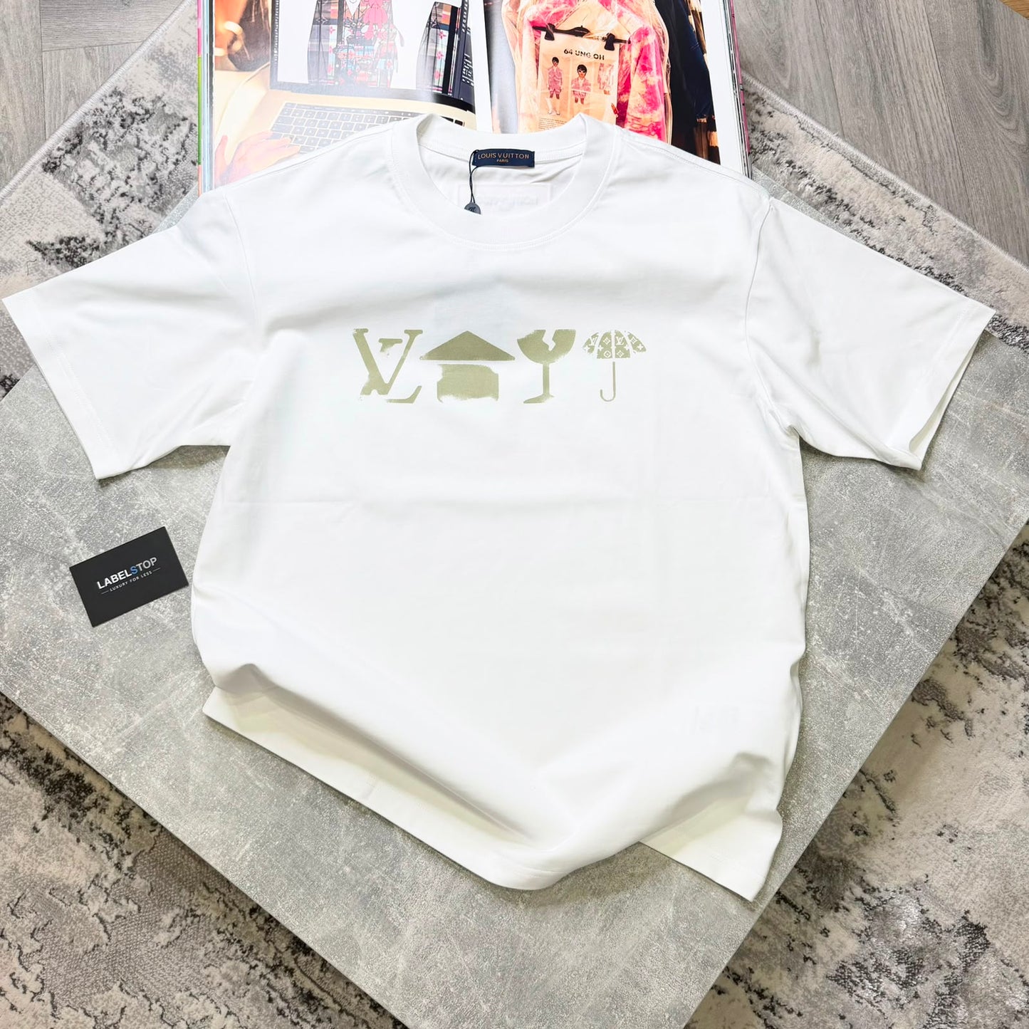 LVE TEE - BEIGE