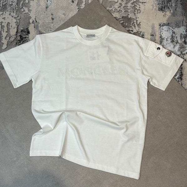 MNCLER TEE-WHITE