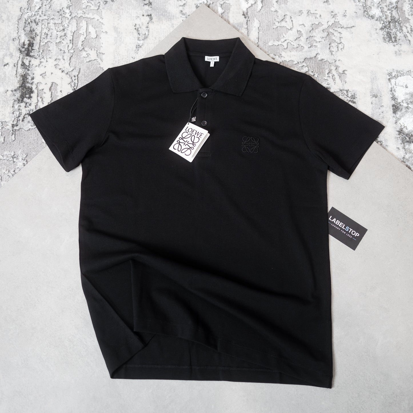 LOWE POLO-BLACK