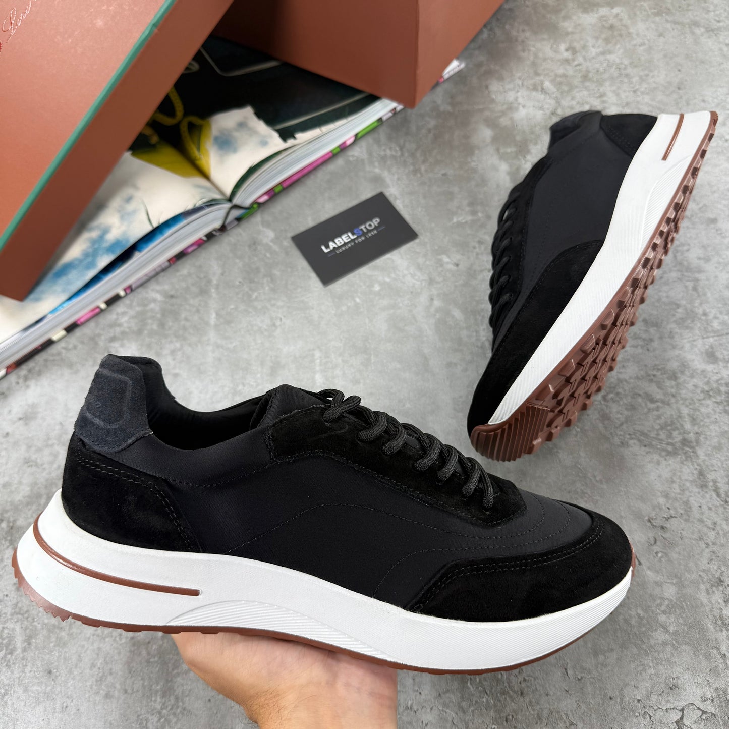 LORO TRAINERS-BLACK