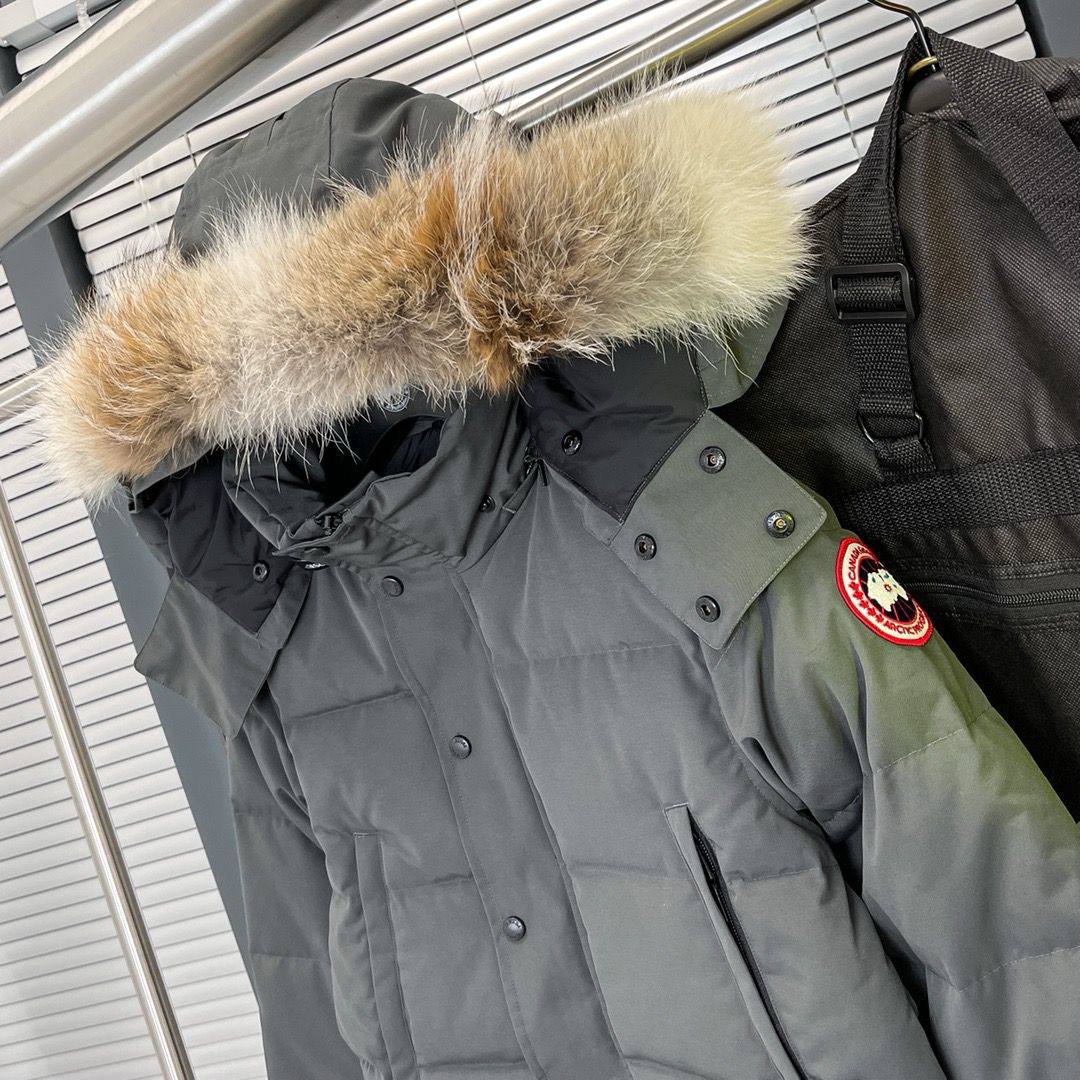 (PRE ORDER) CG WYNDHAM PARK GREY COAT WITH FUR
