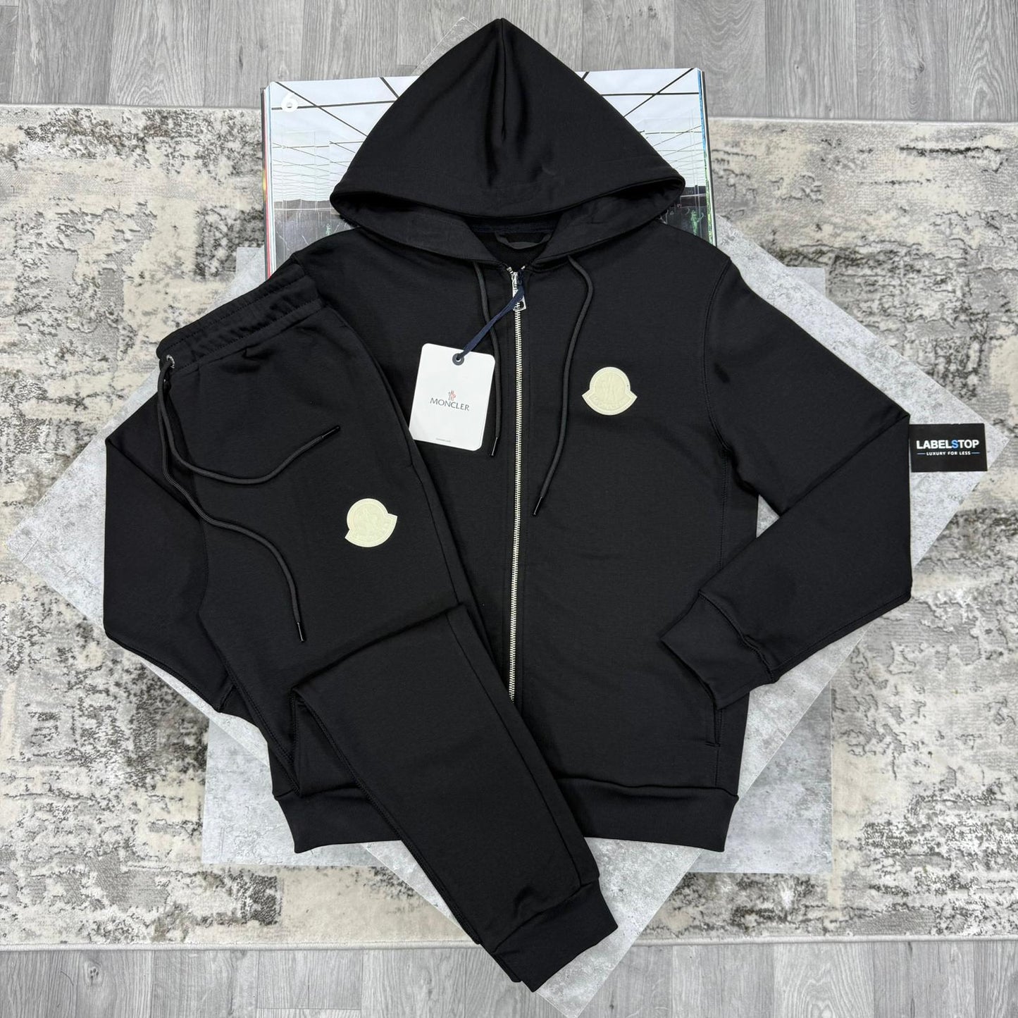 MNCLER TRACKSUIT-BLACK