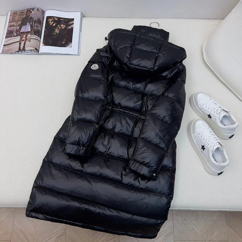 (PRE ORDER) WOMENS MNCLR COAT BLACK