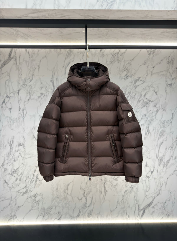PRE ORDER MNCLR MAYA COAT-BROWN