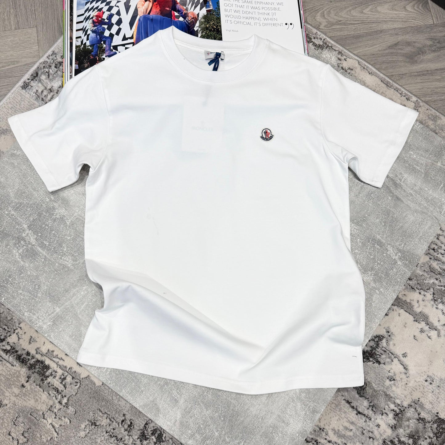 MNCLER TEE-WHITE