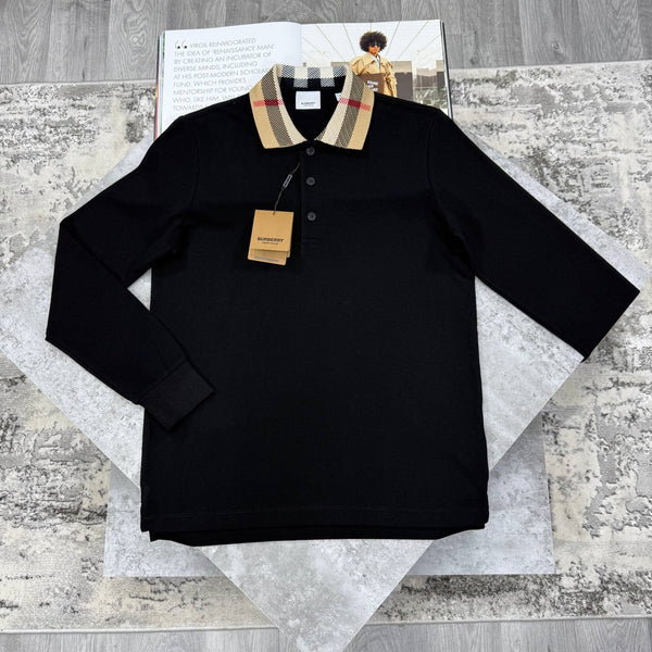 BURB LONG SLEEVE POLO