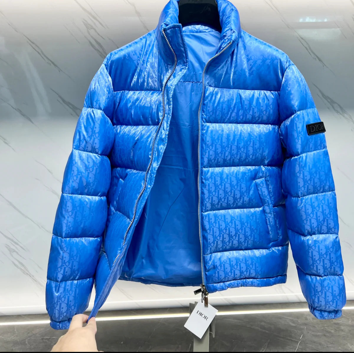 (PRE ORDER) DIOR OBLIQUE JACKET BLUE