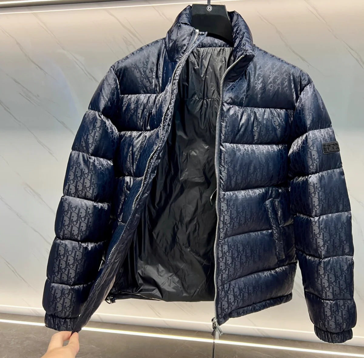 (PRE ORDER) CD OBLIQUE COAT BLACK