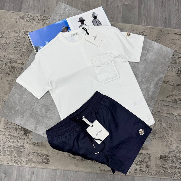 MNCLER TEE-WHITE