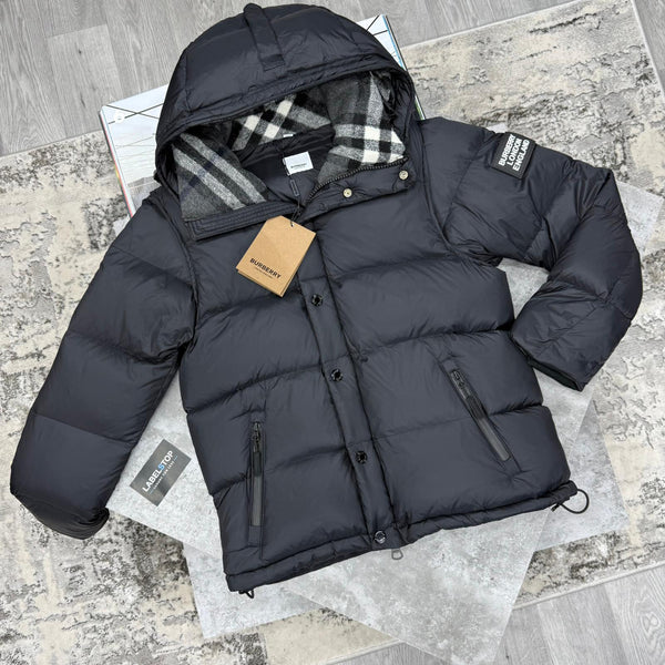 BURB COAT-BLACK
