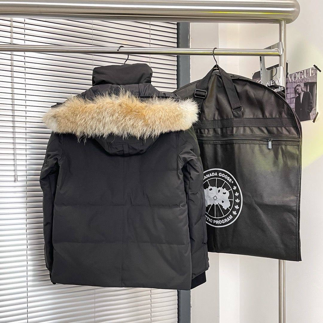 (PRE ORDER) CG WYNDHAM PARKA COAT BLACK WITH FUR