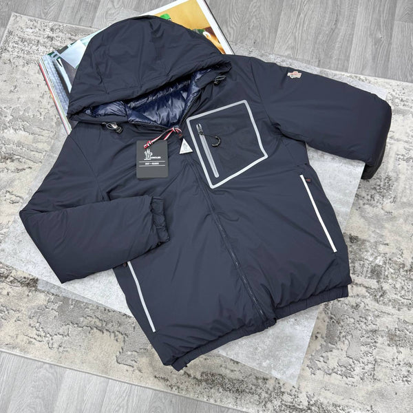 MNCLER REVERSIBLE COAT-NAVY