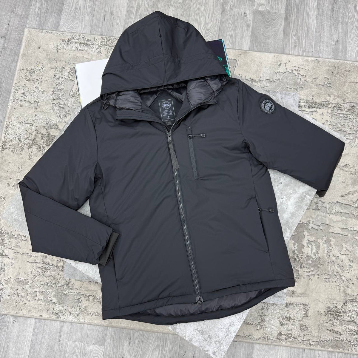 CG LODGE COAT-BLACK