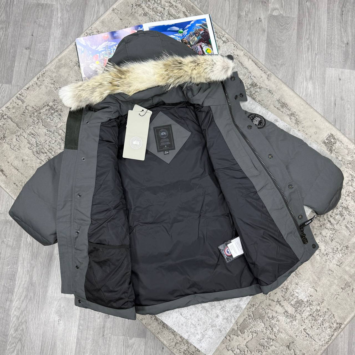 CG COAT WYNDHAM-BLACK BADGE