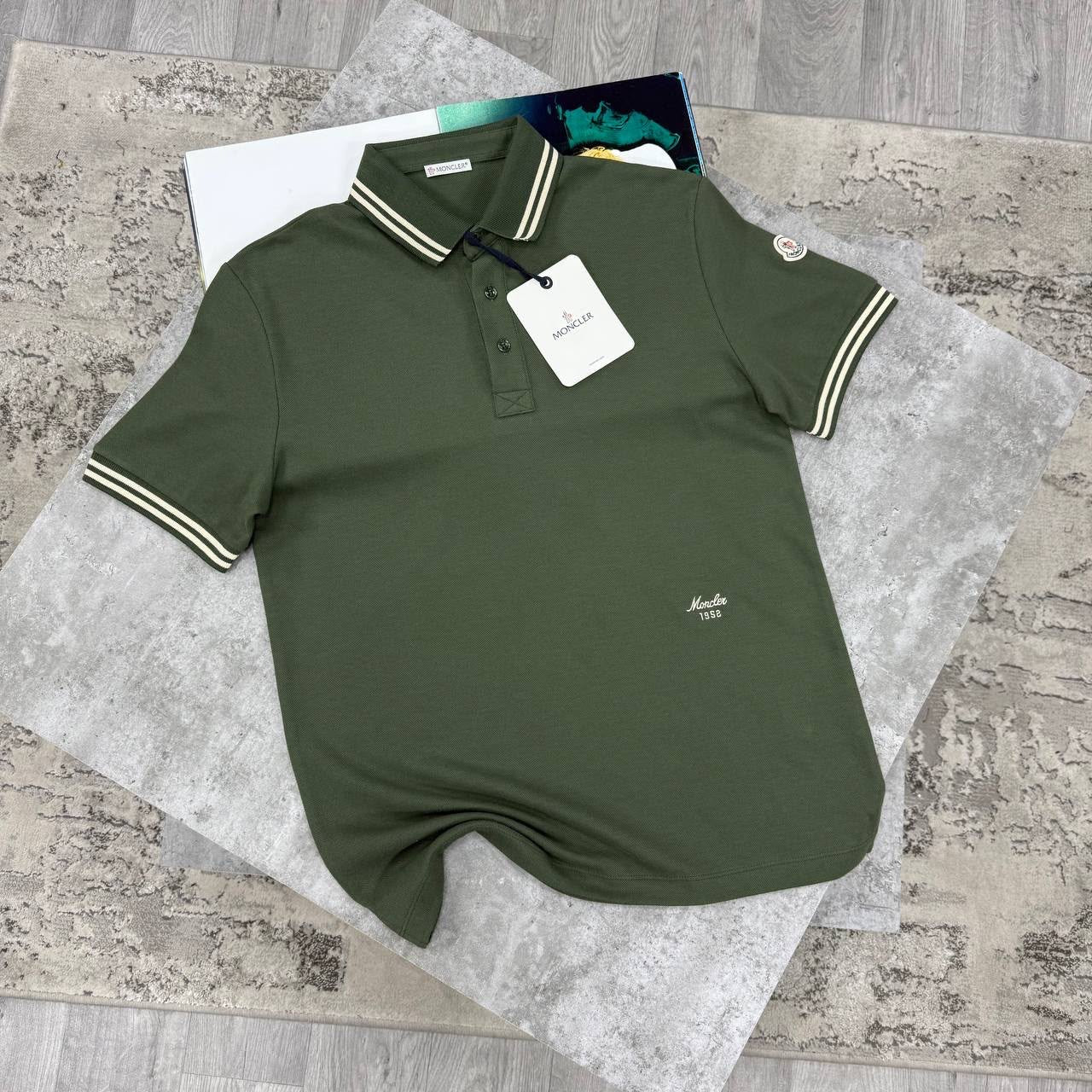 MNCLER POLO-KHAKI
