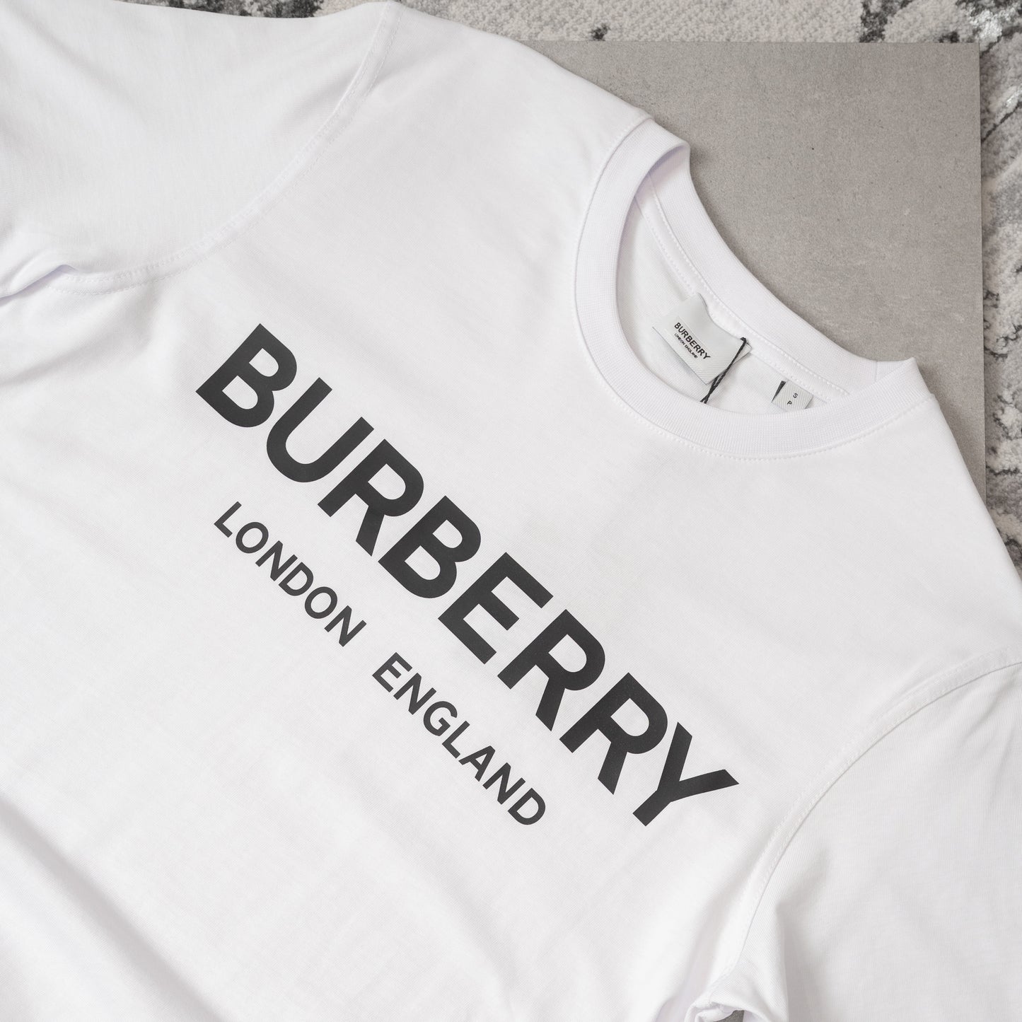 BURB TEE-WHITE