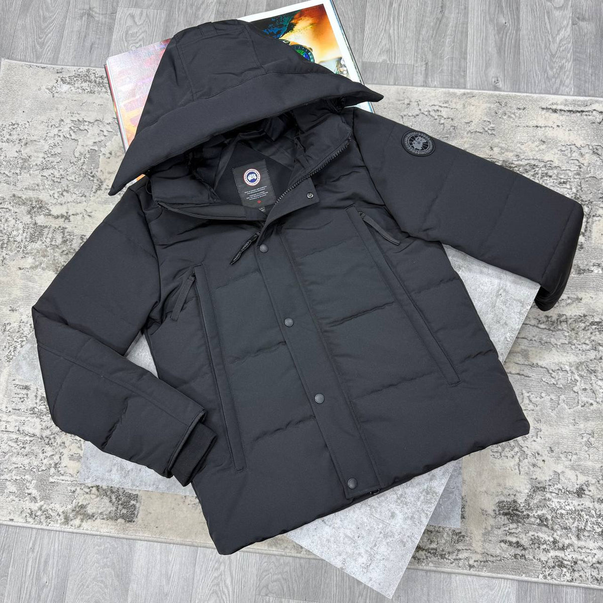CG COAT WYNDHAM-BLACK BADGE