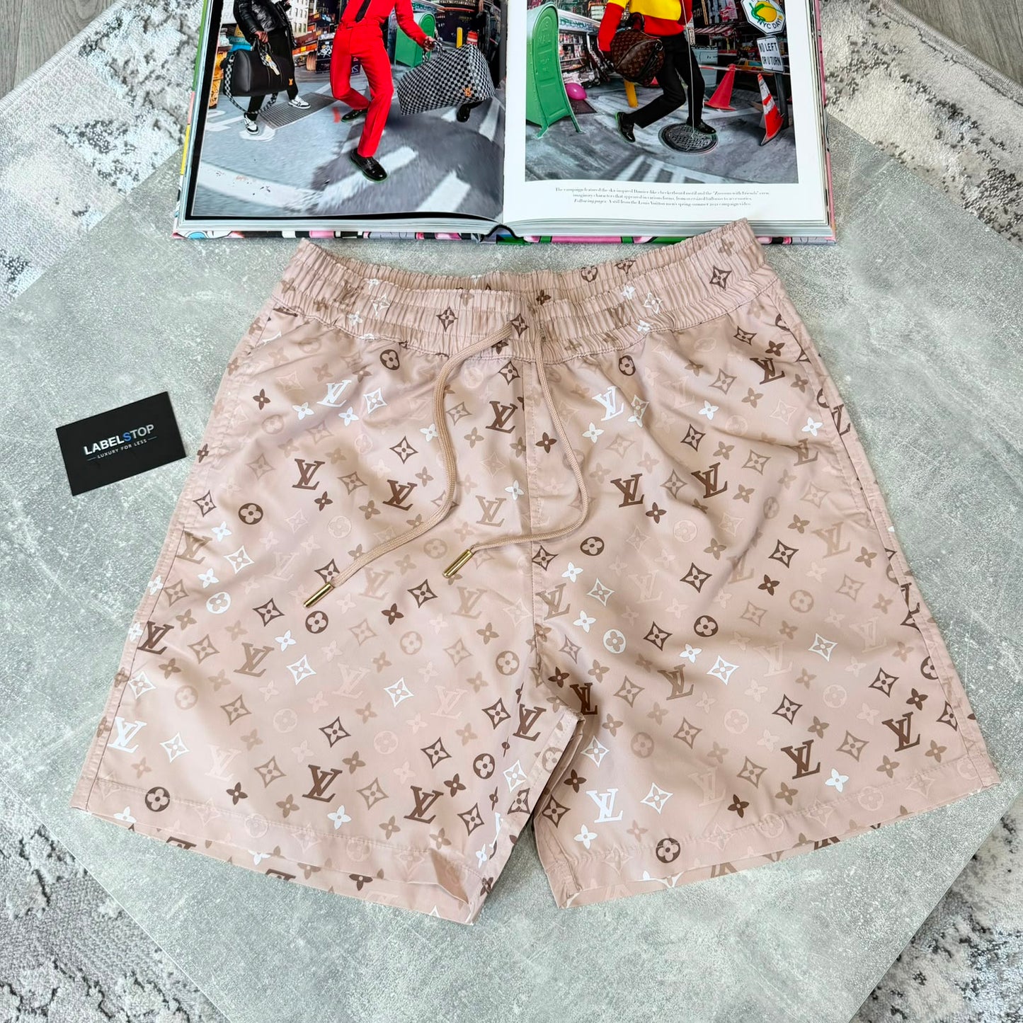 LVE SWIM SHORT - BEIGE