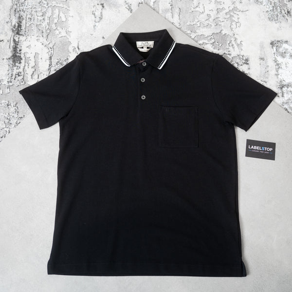 HRMES POLO-BLACK