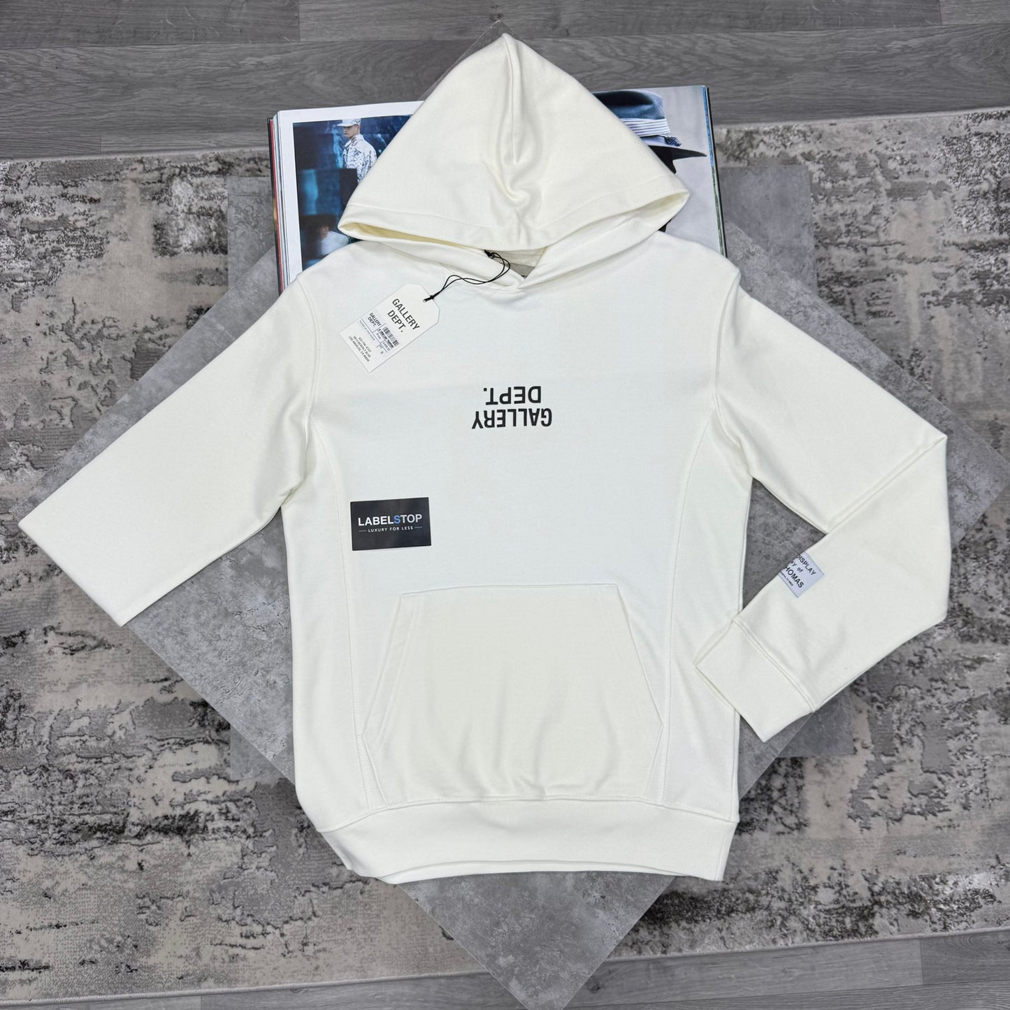 G DEPT HOODIE-WHITE