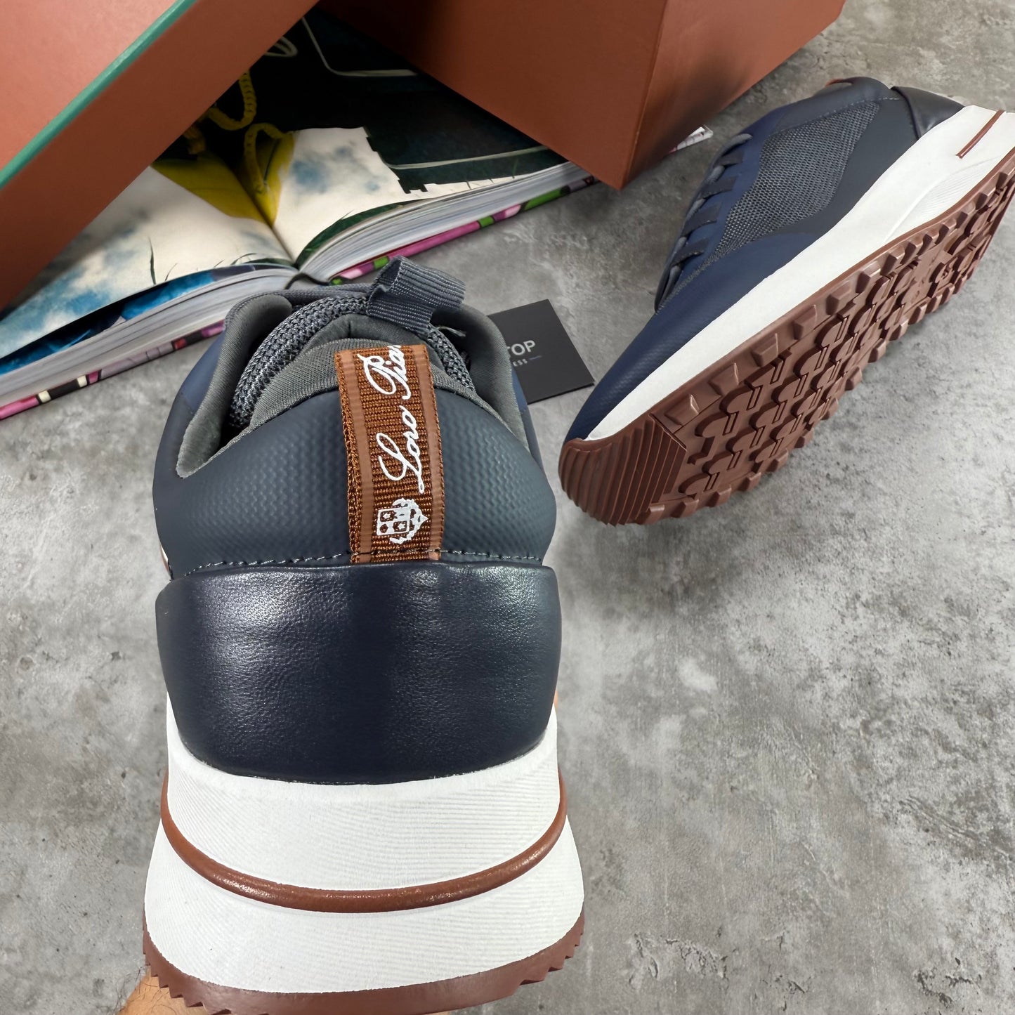 LORO TRAINERS-NAVY