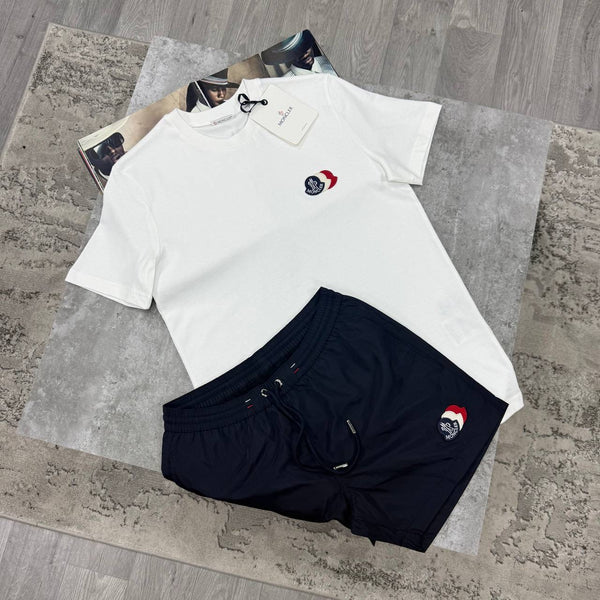MNCLER TEE-WHITE