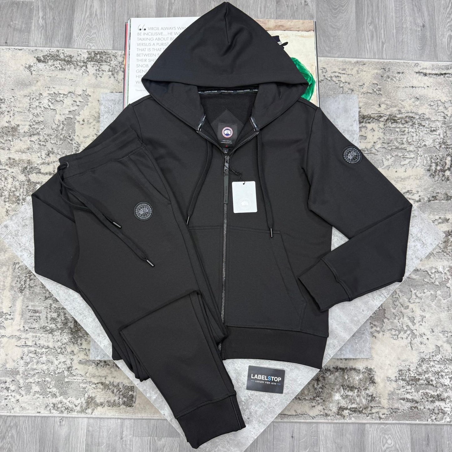 CG TRACKSUIT-BLACK BADGE BLACK