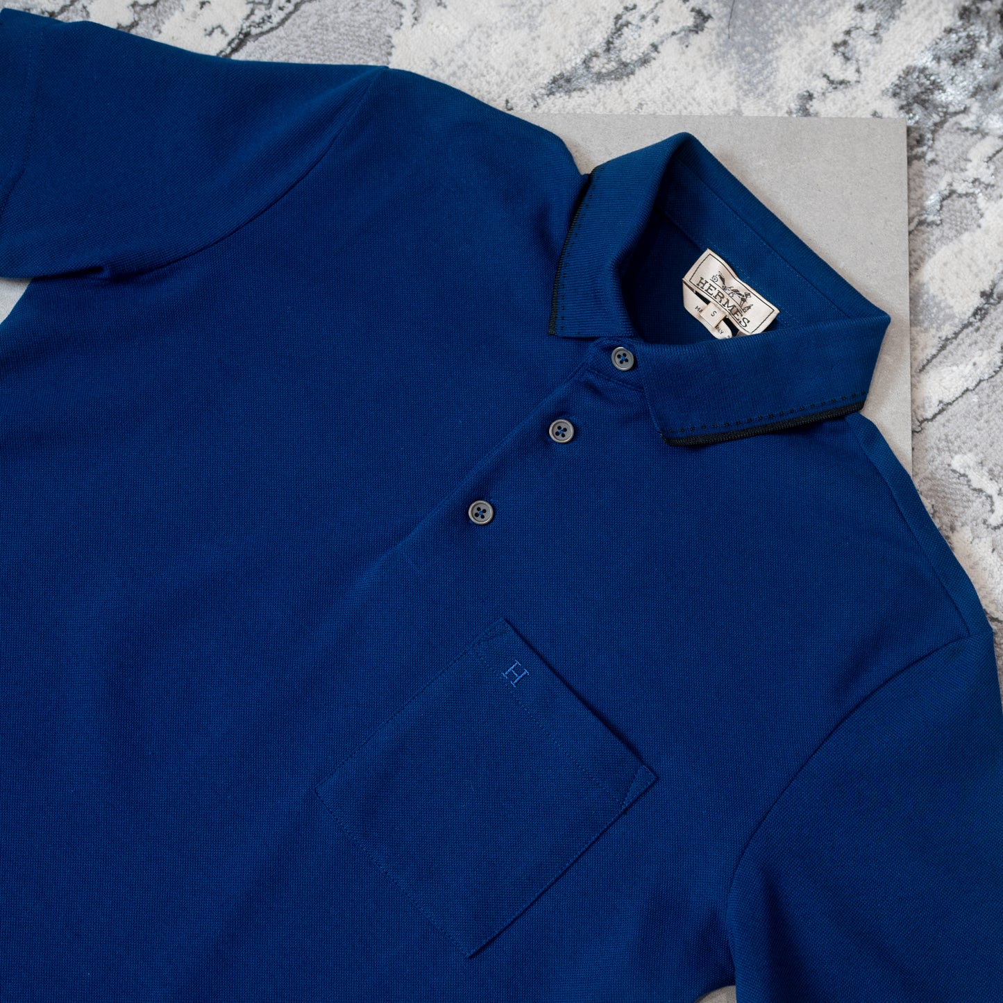 HRMES POLO-NAVY