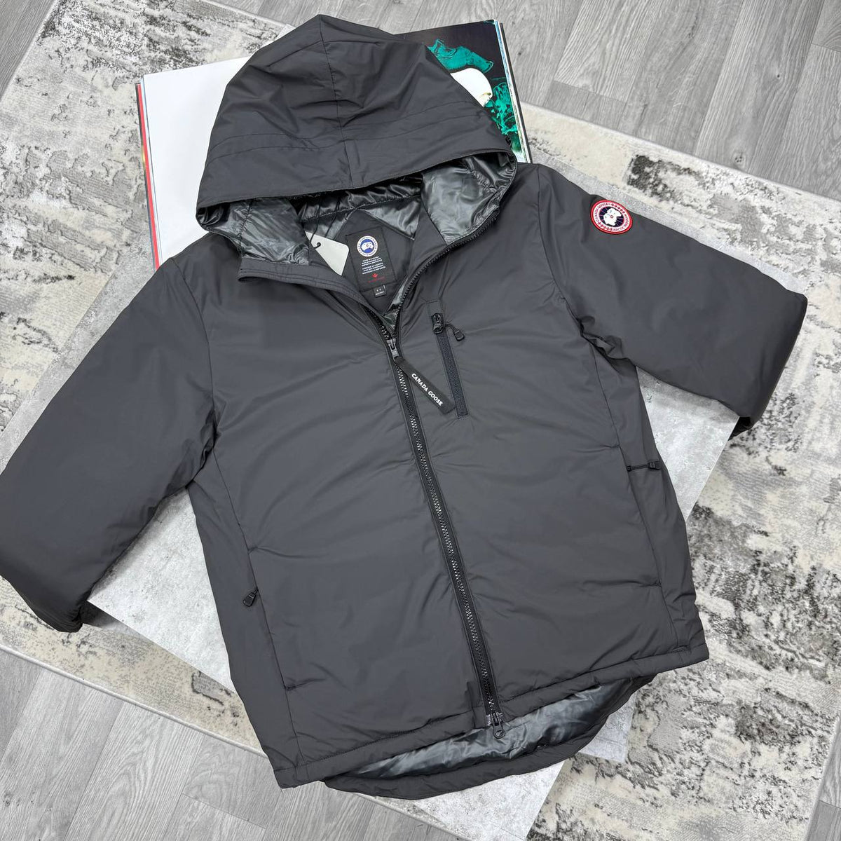 CG LODGE COAT-DARK GREY