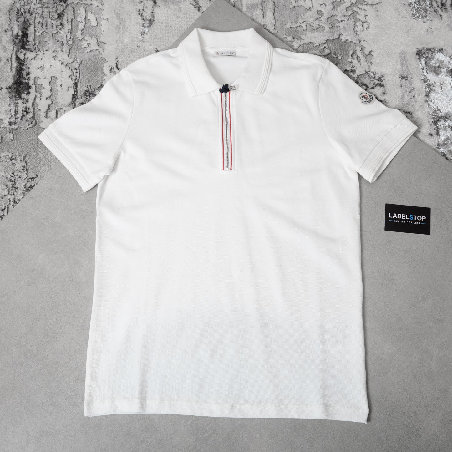 MNCLER POLO-WHITE