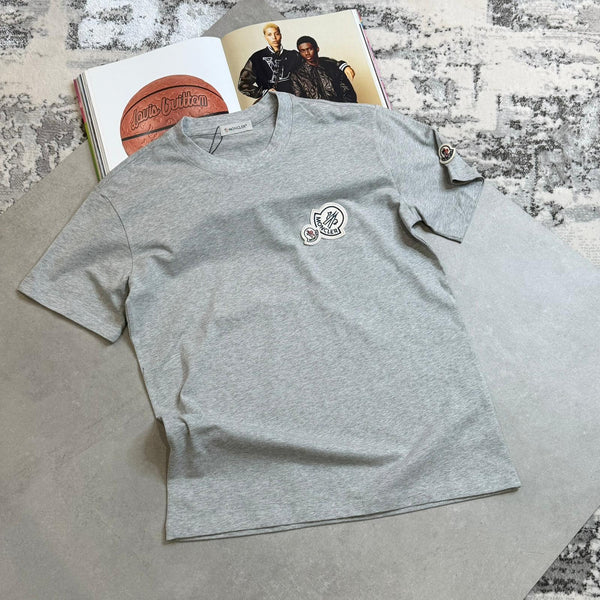 MNCLER TEE-LIGHT GREY