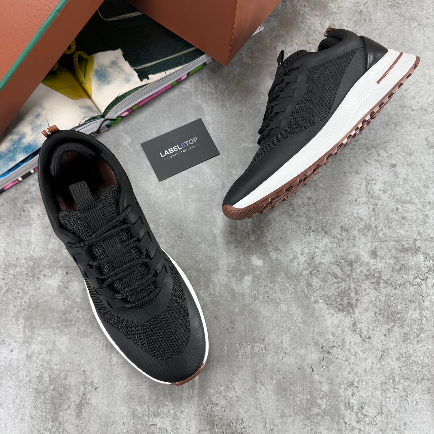 LORO TRAINERS-BLACK