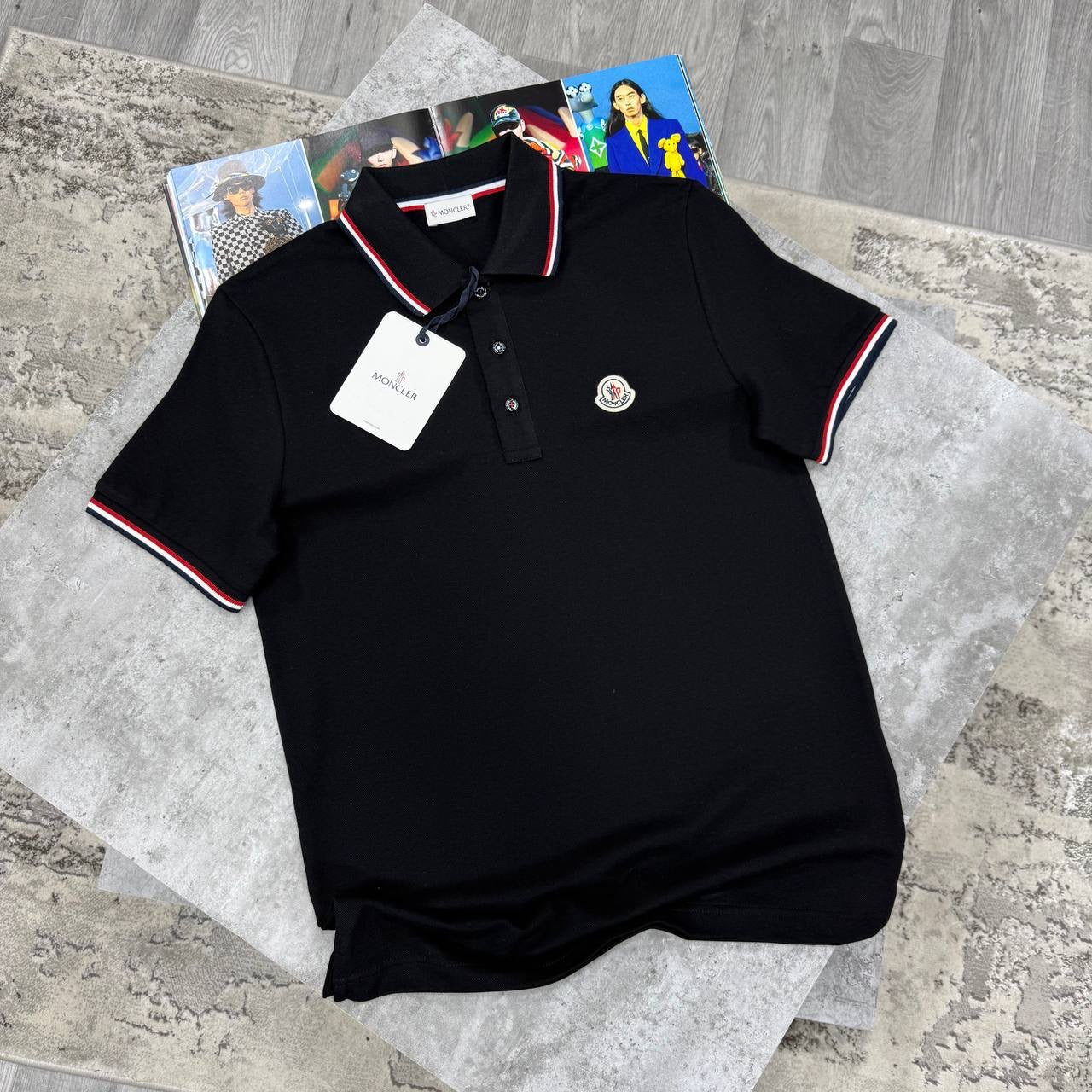 MNCLER POLO-BLACK