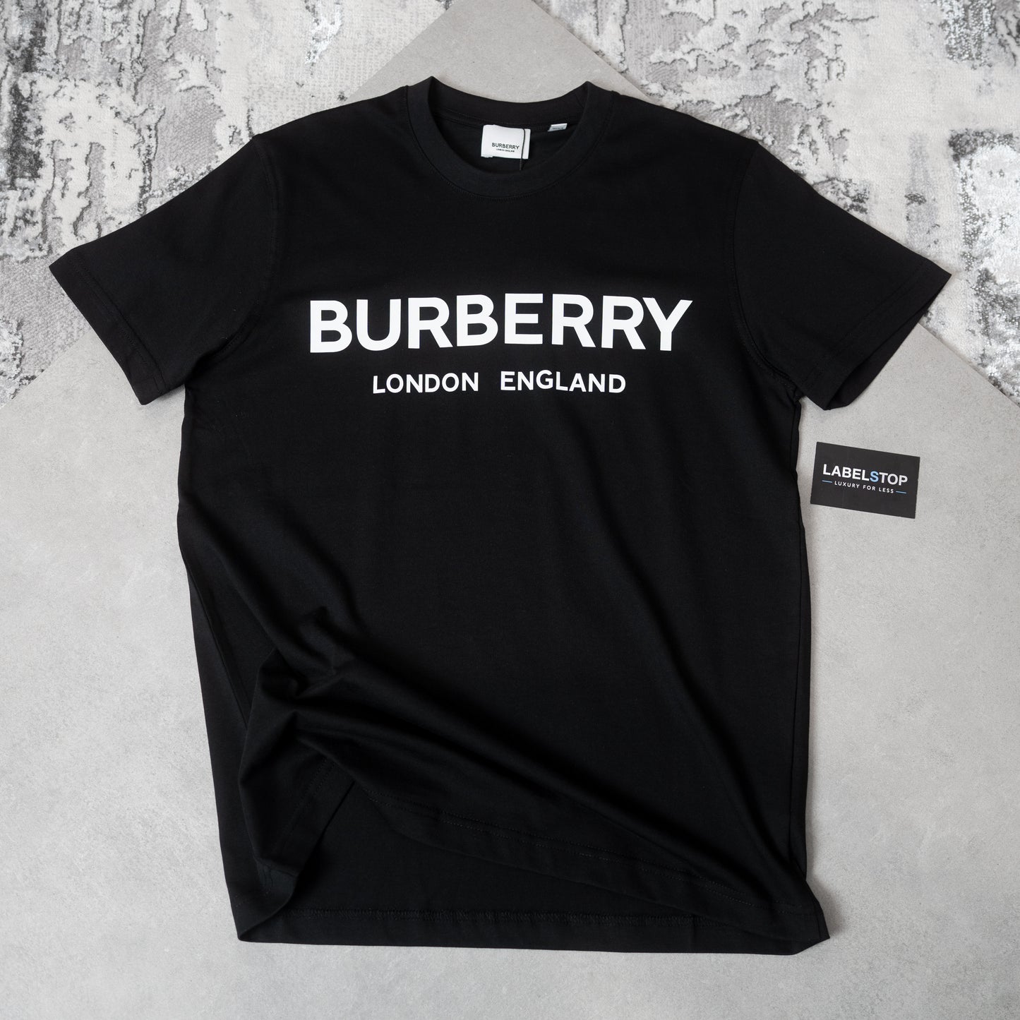 BURB TEE-BLACK
