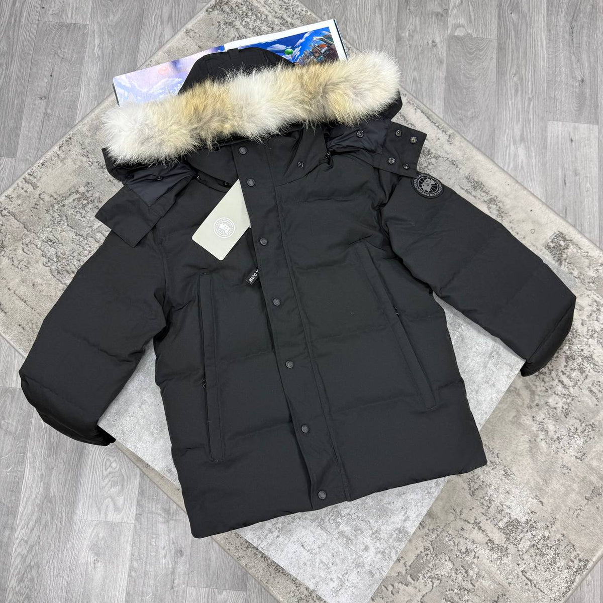 CG COAT WYNDHAM-BLACK BADGE