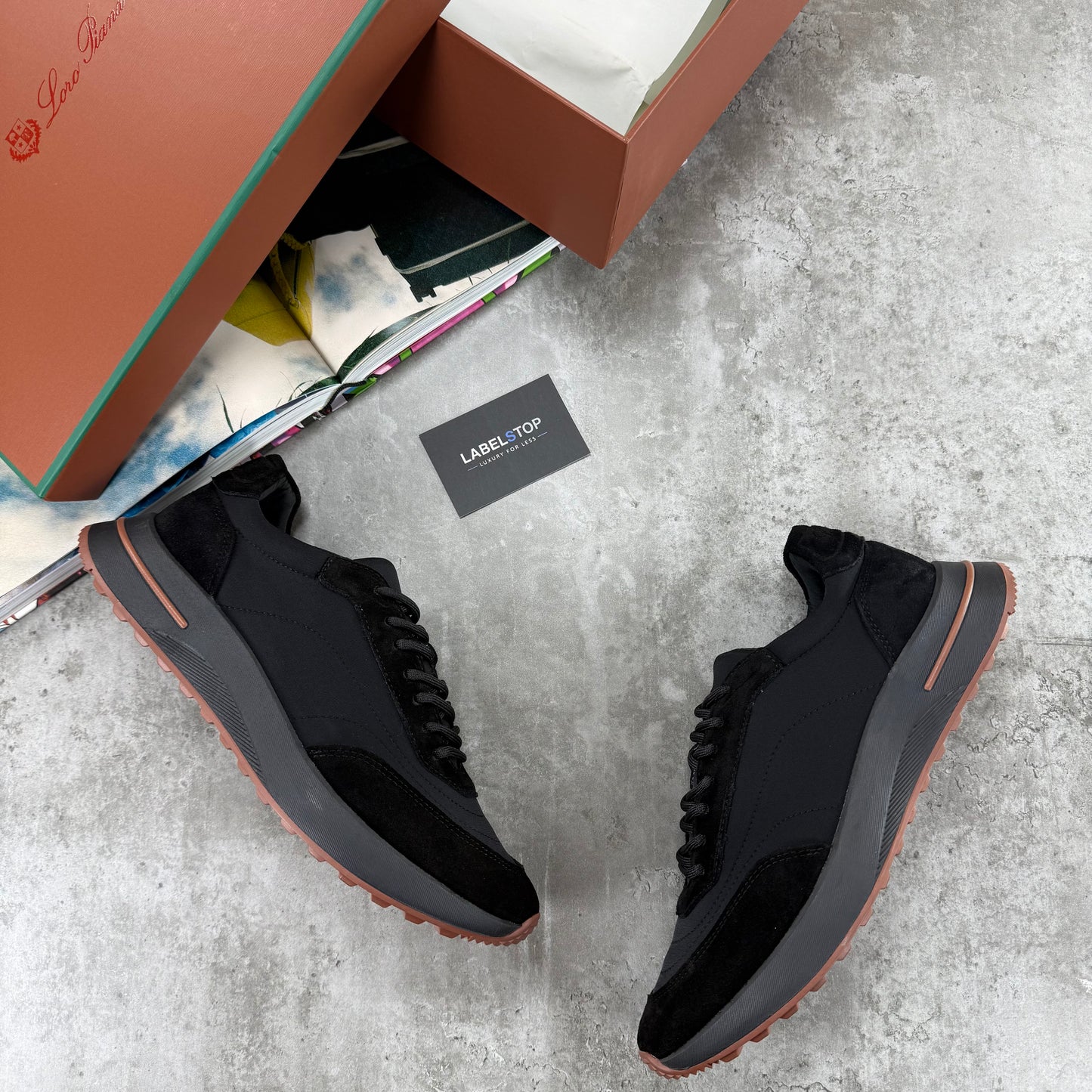 LORO TRAINERS-BLACK