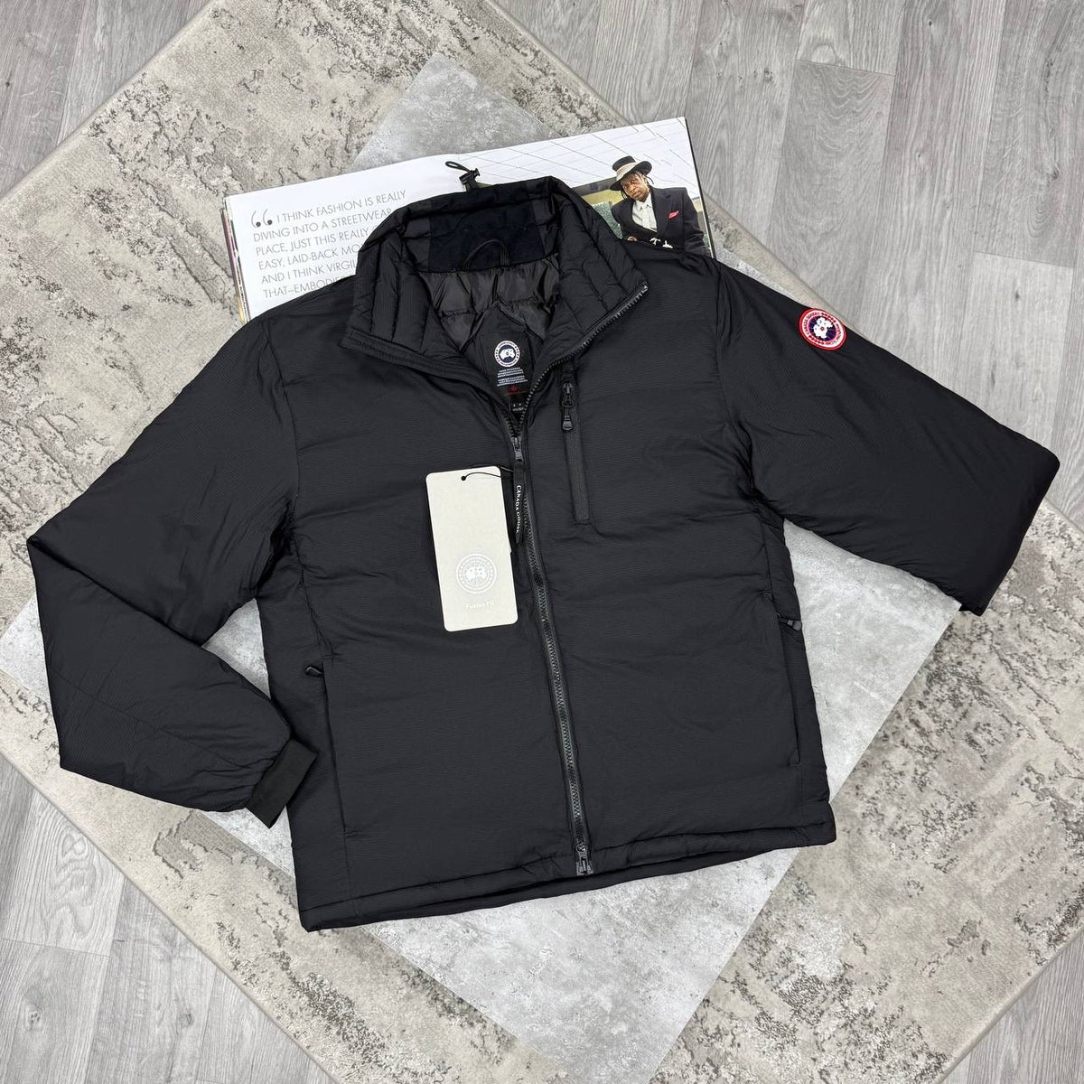 CG LODGE COAT-BLACK