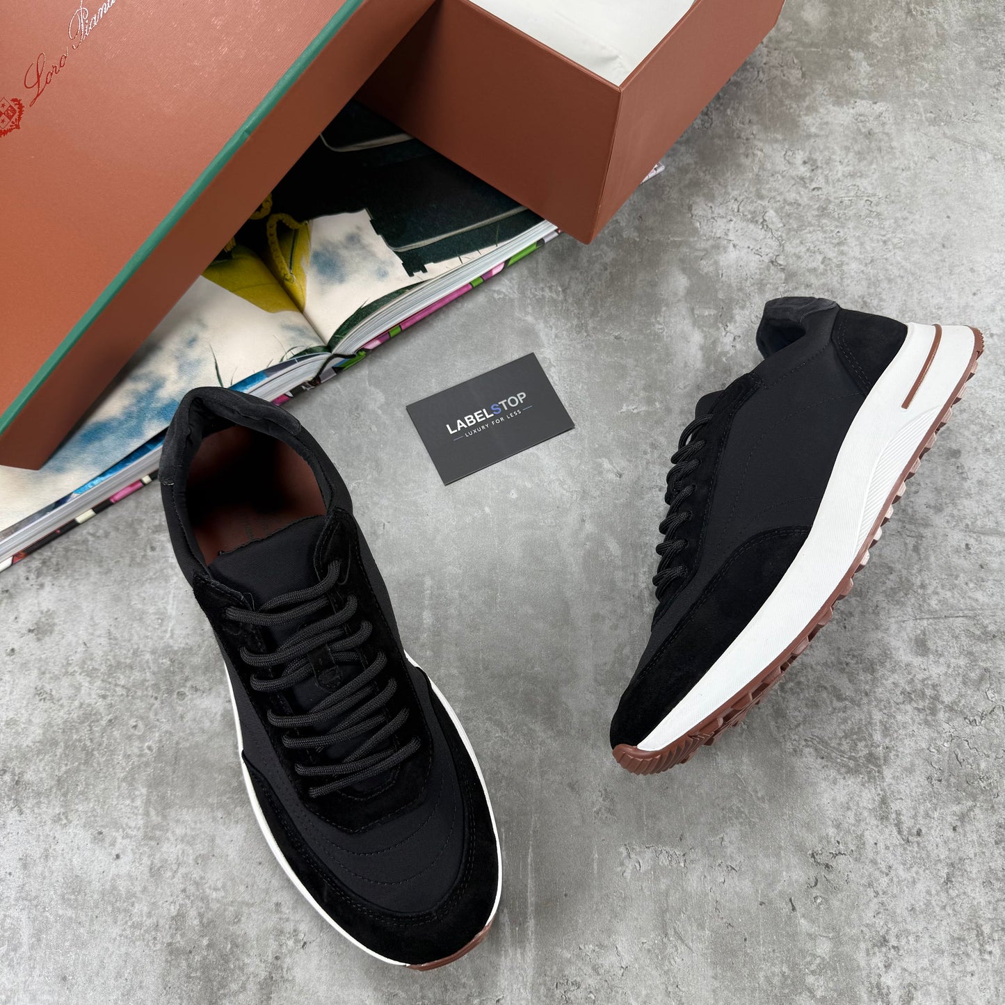 LORO TRAINERS-BLACK