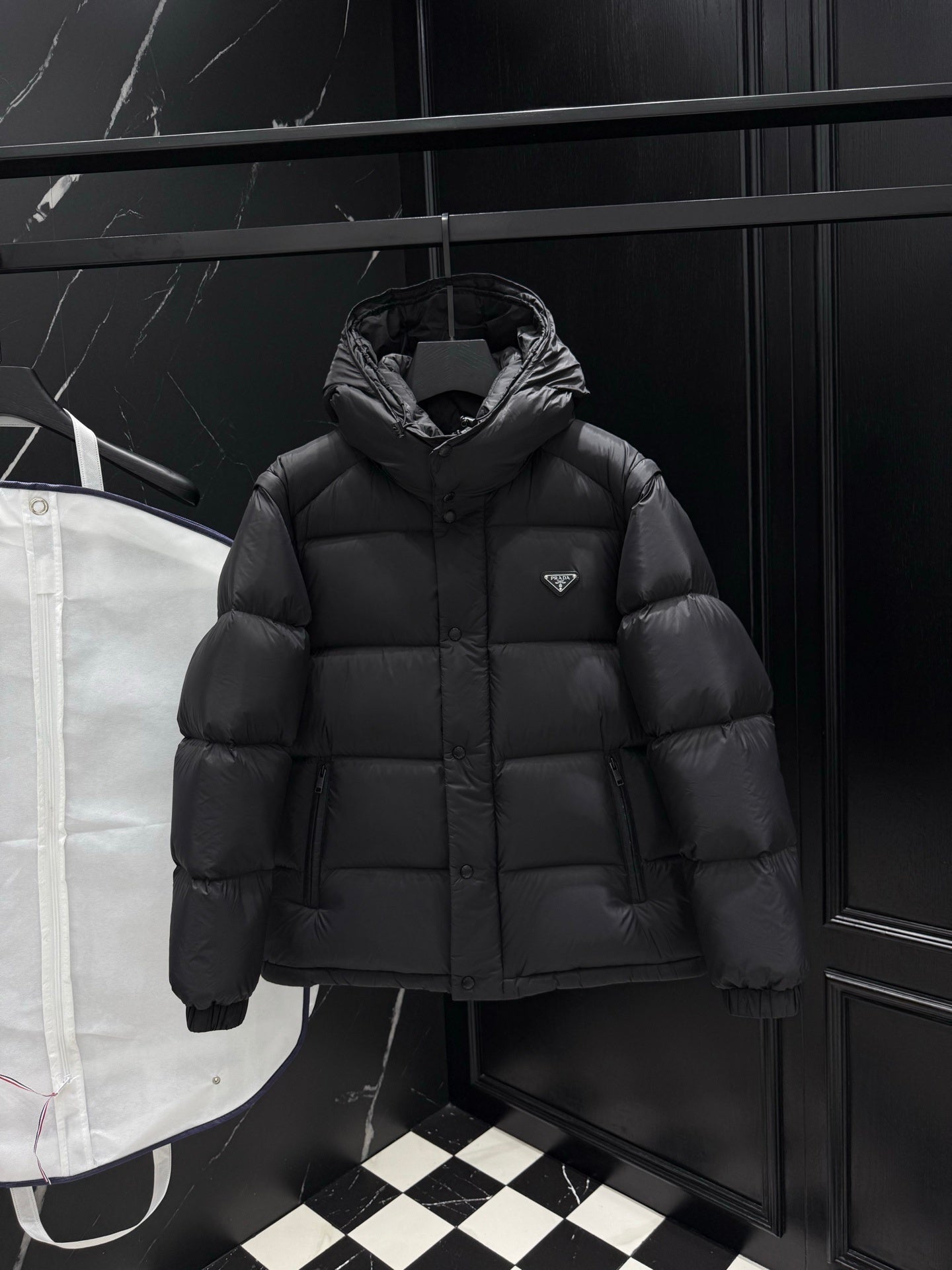 PRE ORDER- PRDA PUFFER COAT BLACK