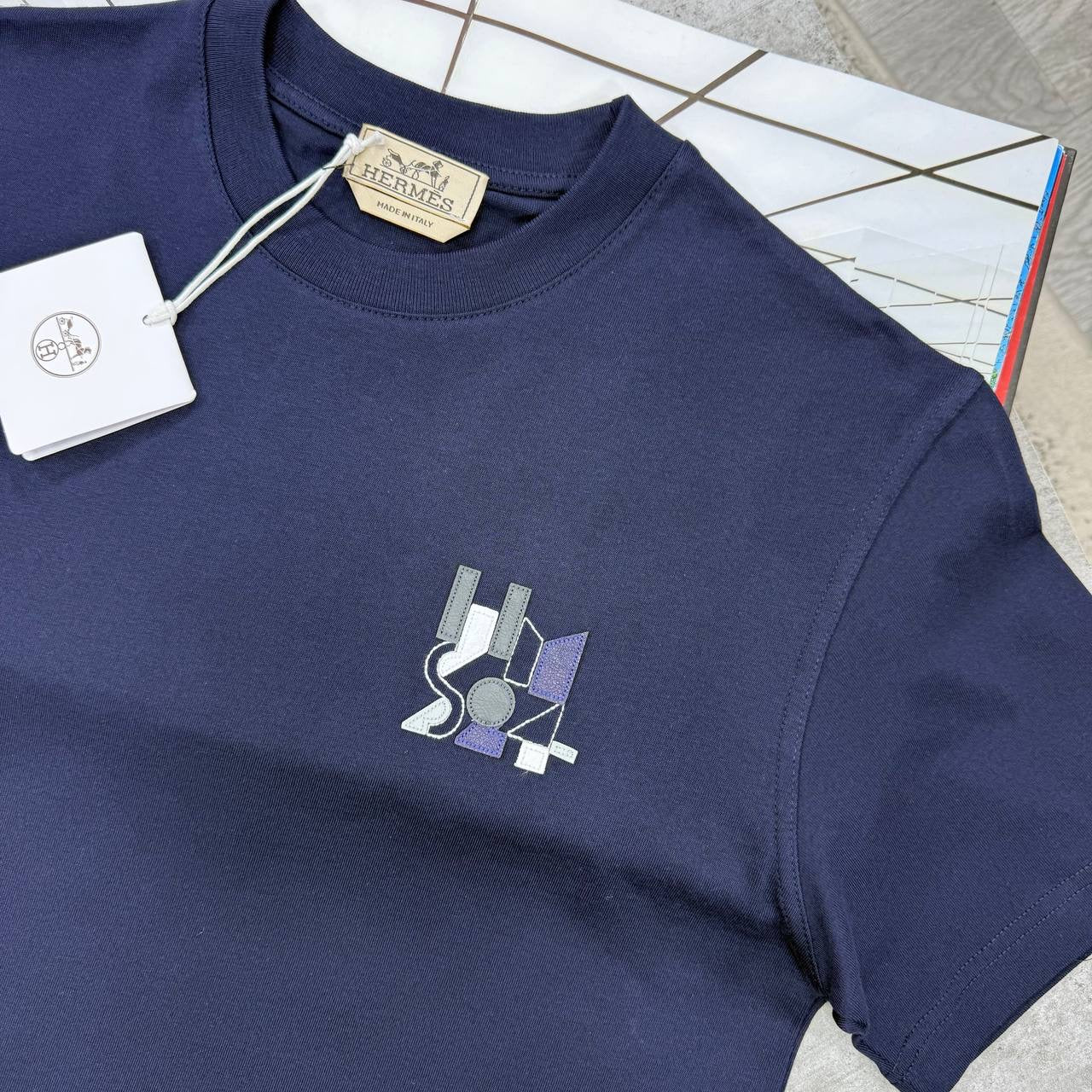 HMES TEE-NAVY
