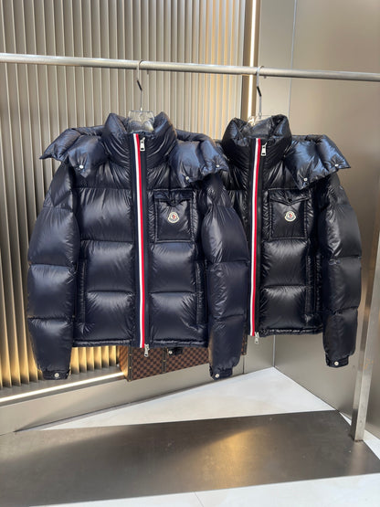 (PRE ORDER) MNCLR STRIPE COAT-NAVY
